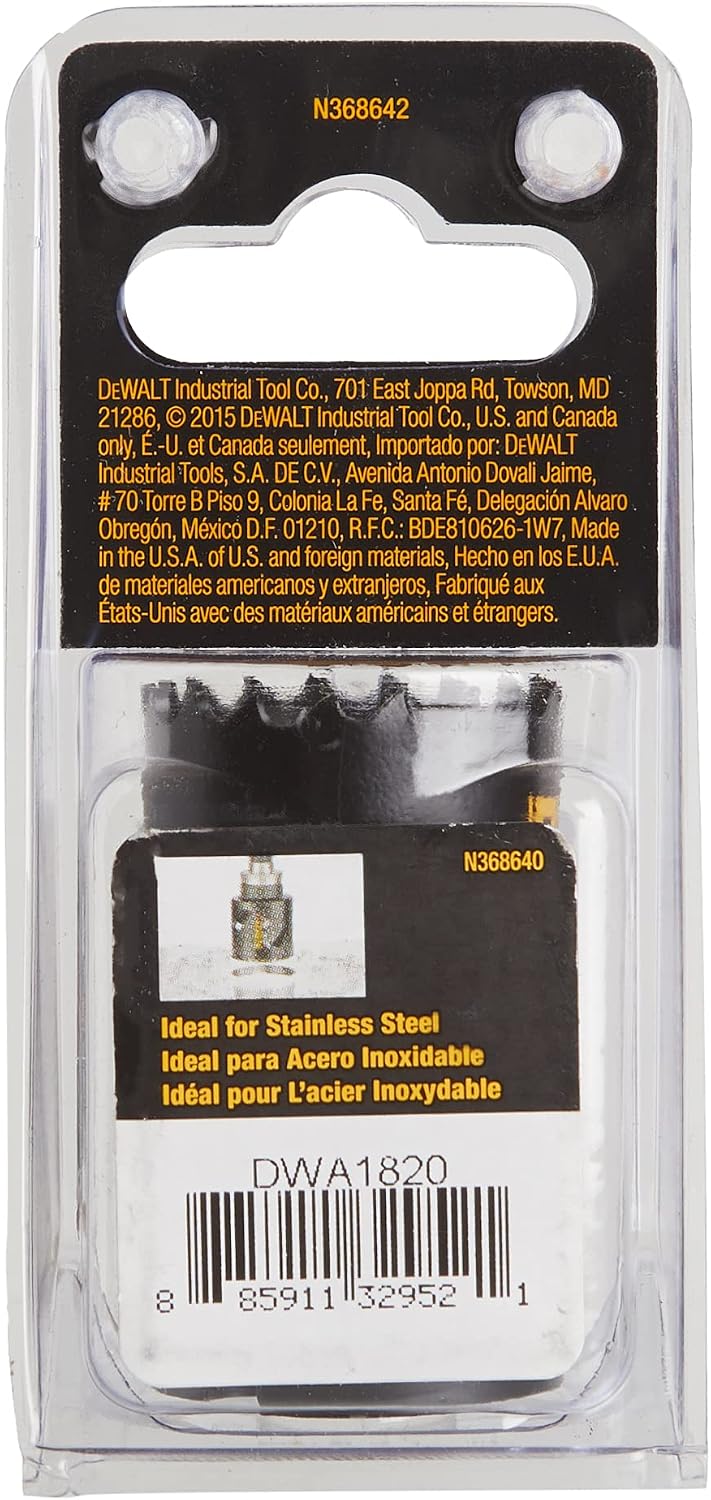 DEWALT DWA1820 1-1/4-Inch Hole Saw