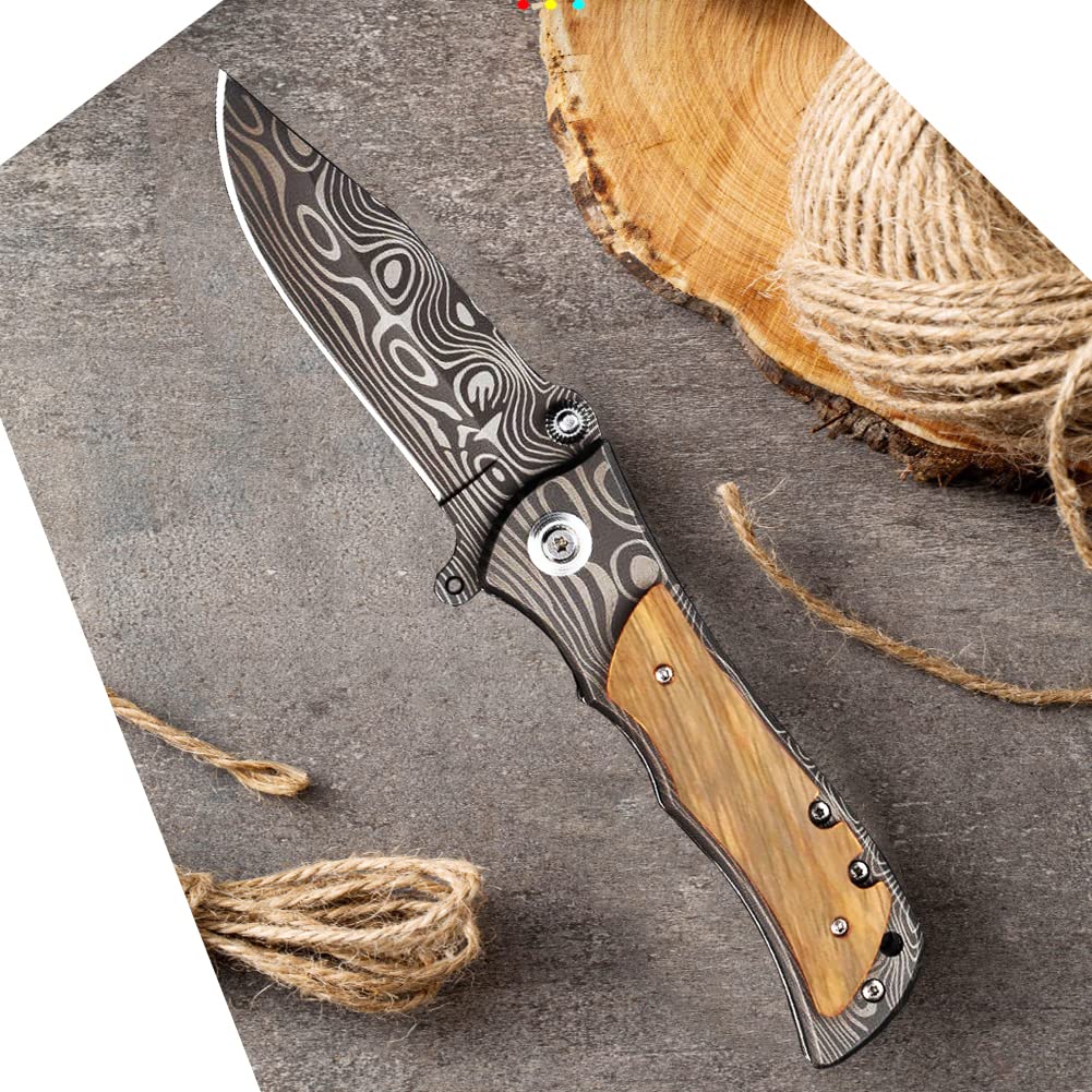 Stainless Steel Foldable Multifunctional Cutting Tool with Blade for Camping and Hiking