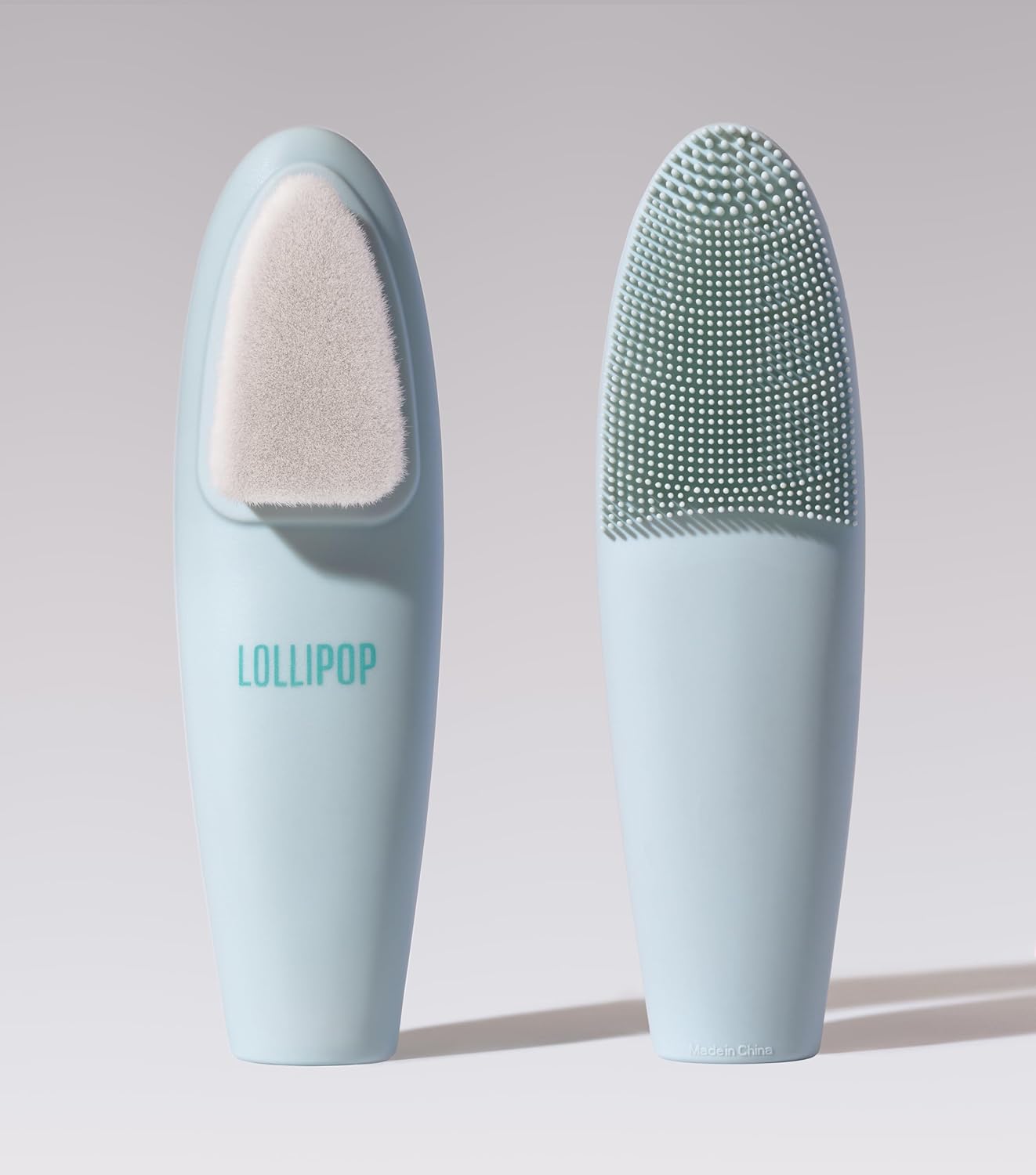 LOLLIPOP Handle Dual-Sided Silicone Face Scrubber, Face Exfoliator, Synthetic Face Brush Cleanser, Facial Cleansing Brush for Massage – Oceanic LOLLIPOP Handle Dual-Sided Silicone Face Scrubber, Face Exfoliator, Synthetic Face Brush Cleanser, Facial Cleansing Brush for Massage – Oceanic