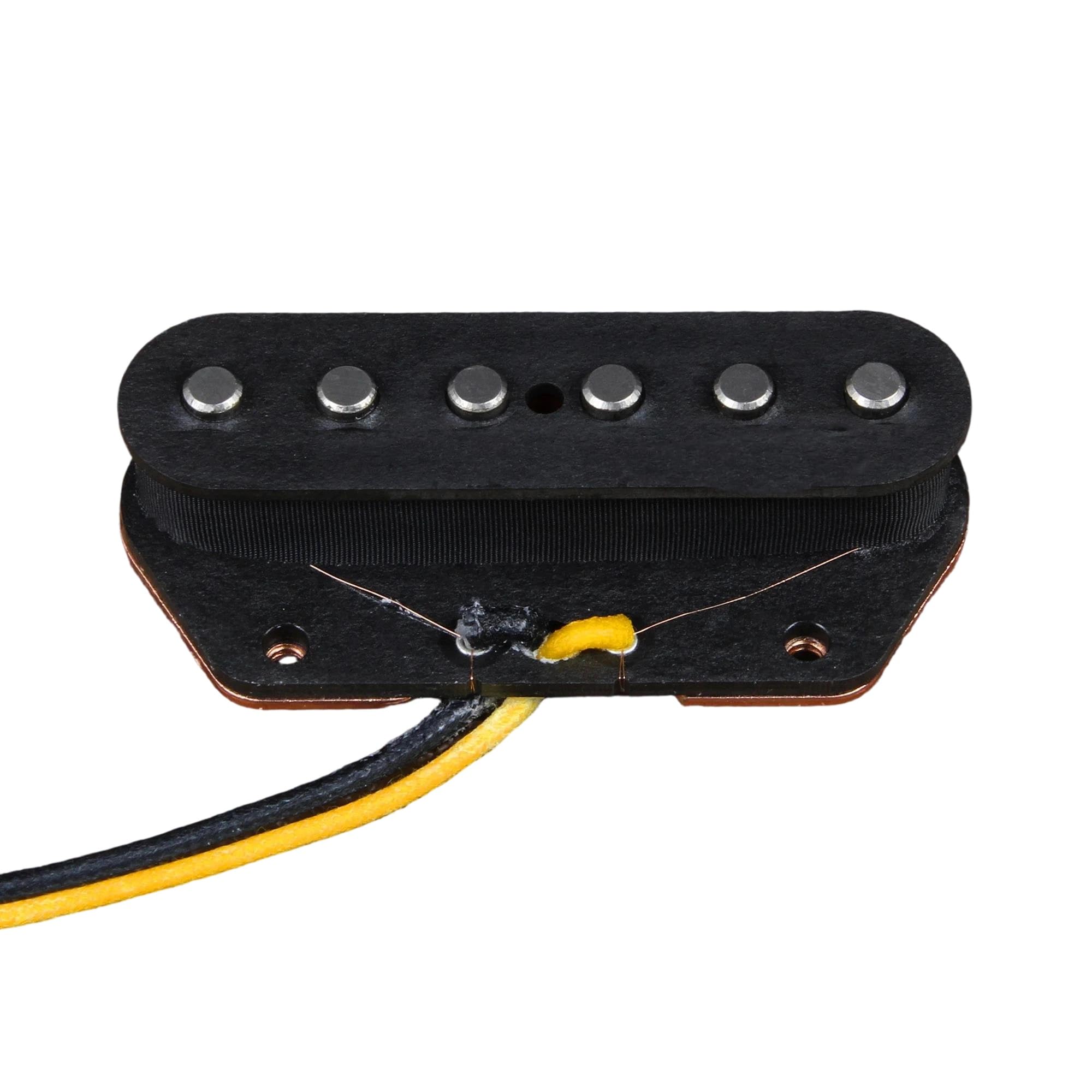 Pastillas De Guitarra Eléctrica Pastilla De Guitarra Alnico 5 | Piezas de guitarra negra de bobina única de puente