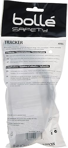 Miniatura 6 de Bollé Safety 253-TR-40085 - Lentes de seguridad con policarbonato negrogris + marco completo TPE y lente transparente