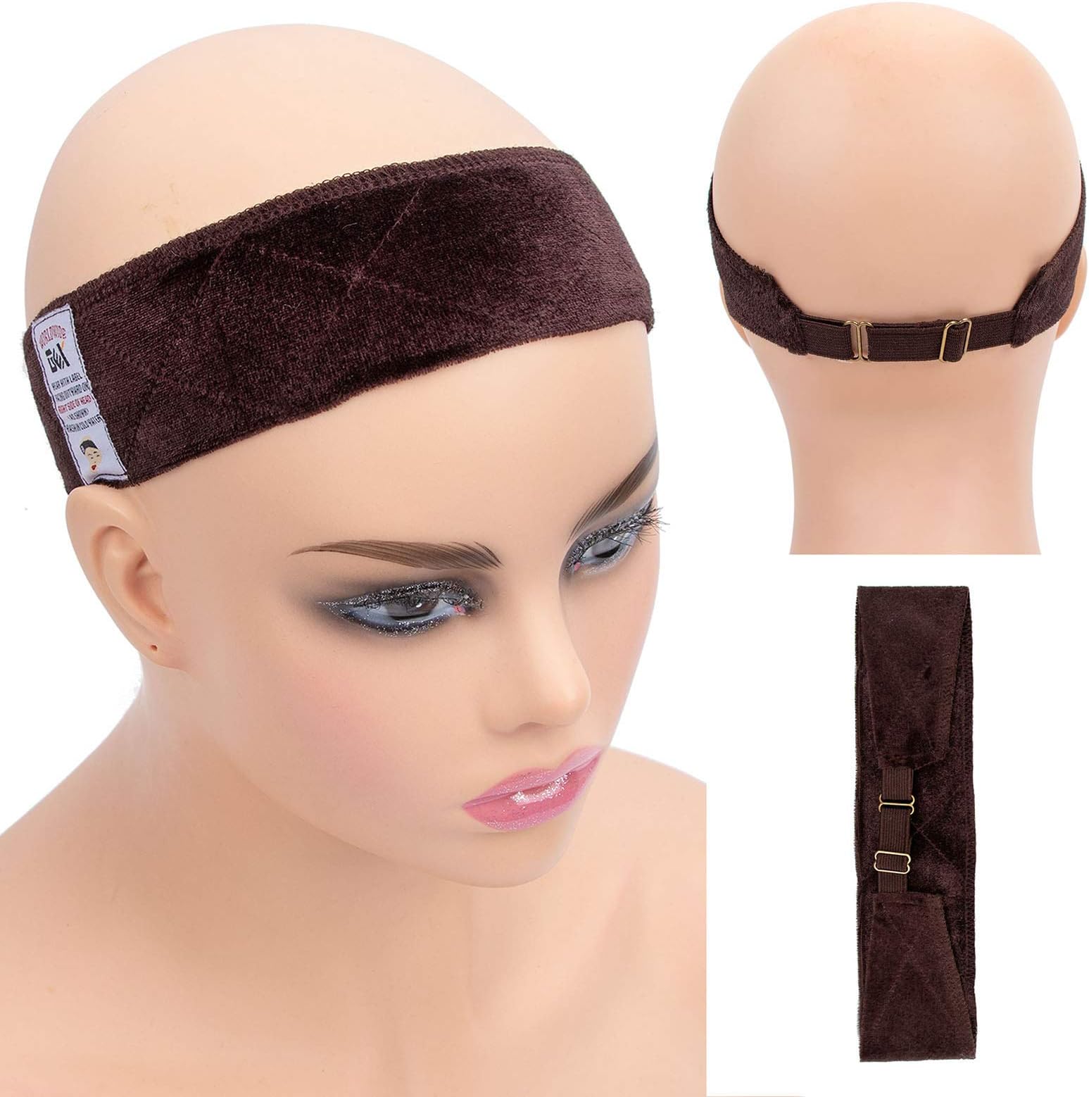 GEX Wig Grip Band with Adjustable Elastic Closure Flexible