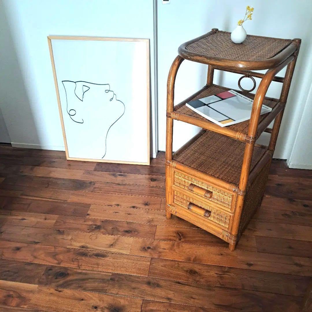 籐ラタン 飾り棚 シェルフ 棚 ラック 収納 電話台 花台 籐ラタン 飾り棚 シェルフ 棚 ラック 収納 電話台 花台 籐（ラタン）製