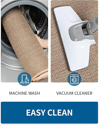 Miniatura 6 de Alfombra de pasillo de cocina antideslizante lavable de 16 x 8 pies para pasillo cocina parte delantera del fregadero tapetes de cocina para suelo