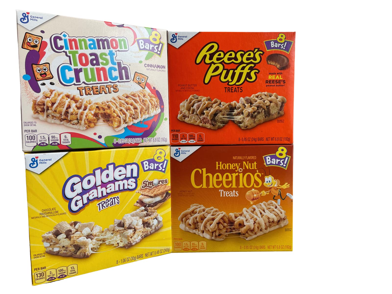 Buy Reeses Puffs Cinnamon Toast Crunch Golden Grahams Honey Nut