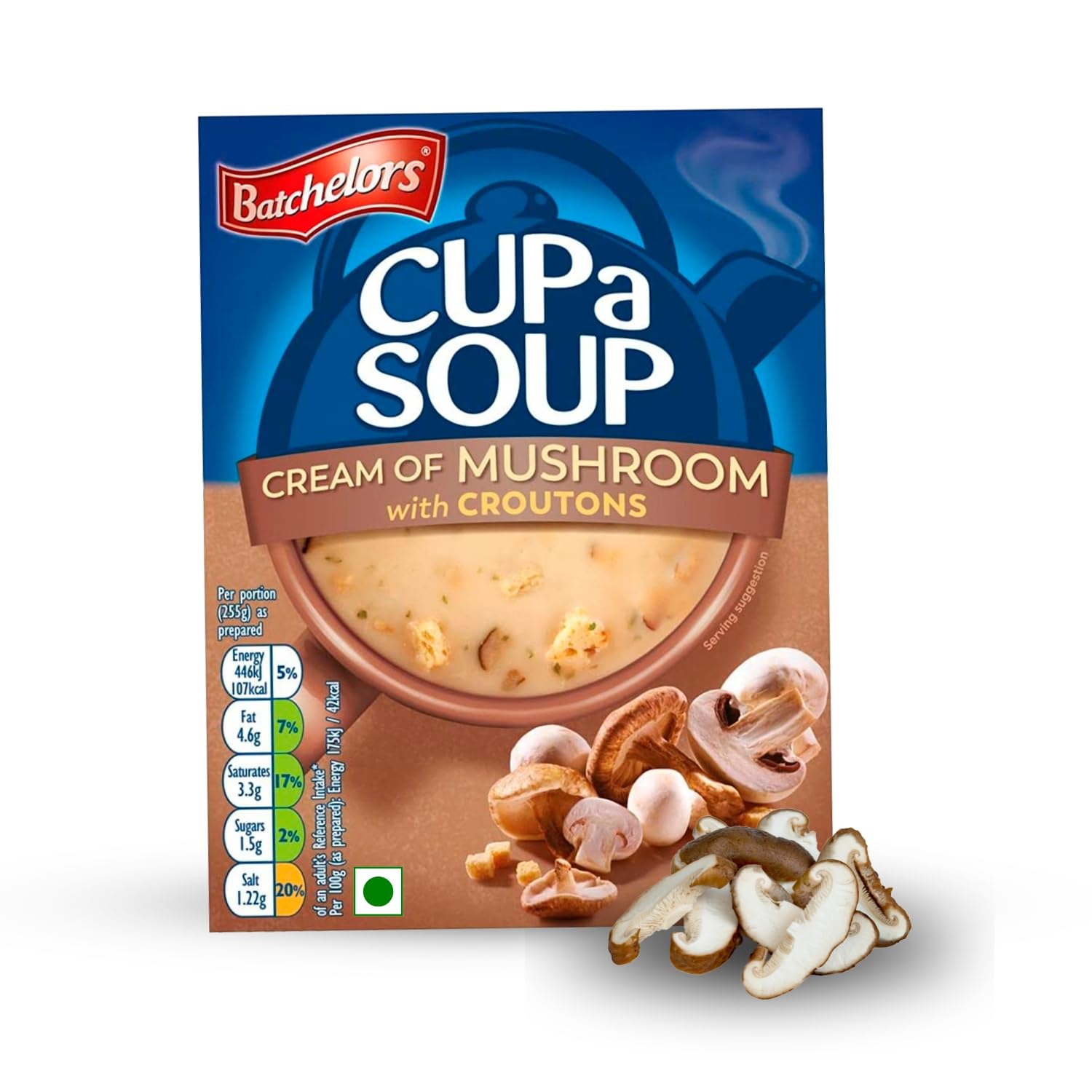 Batchelor's Cup A Soup with Croutons 4 Sachets - Cream of Mushroom, 99 g-picture-11