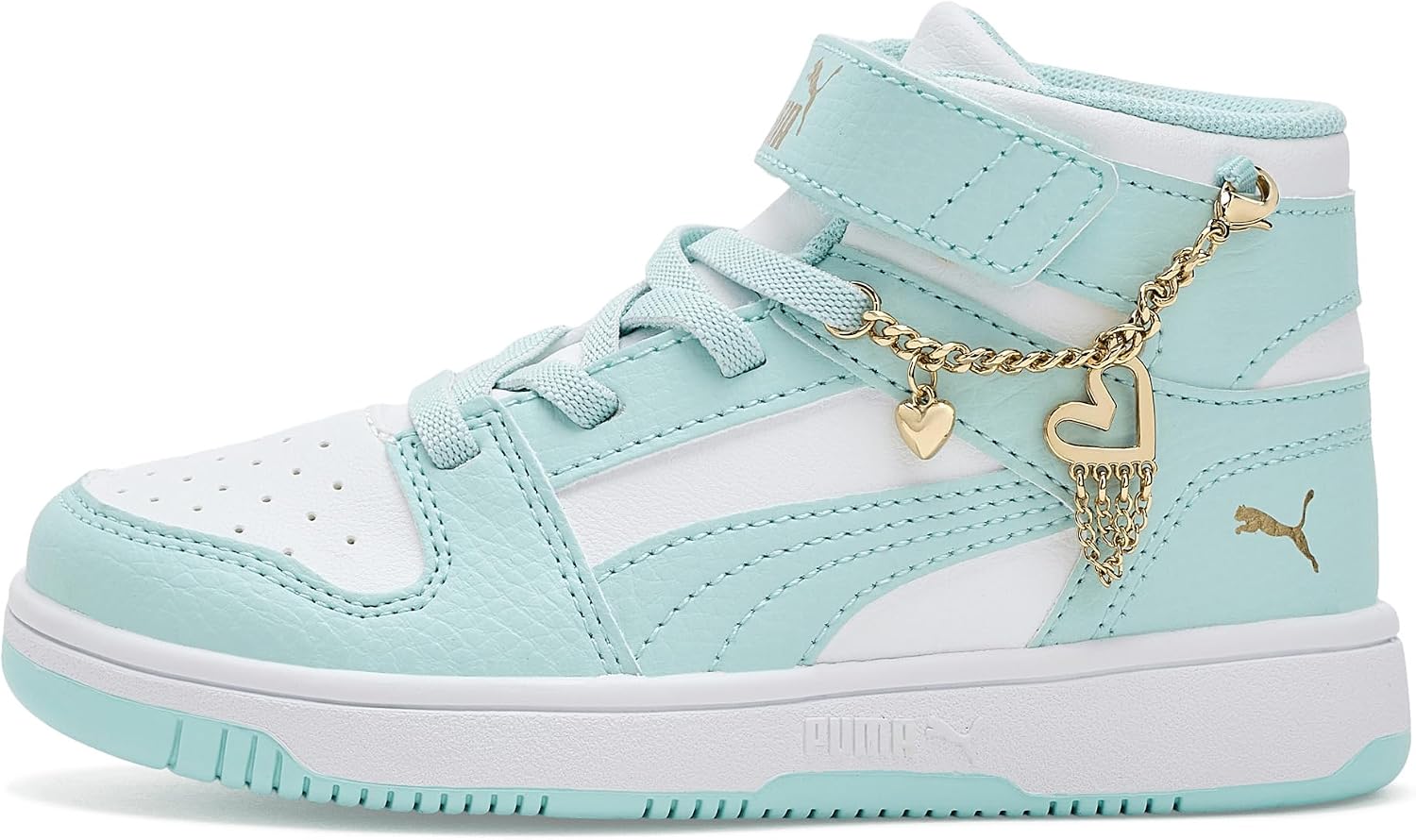 PUMA Unisex-Child Rebound Layup Mid Shoes