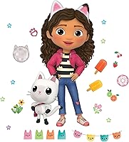 Vista 1 de RoomMates DreamWorks Gabby's Dollhouse Calcomanías de Pared Gigantes de Personajes, RMK5453GM