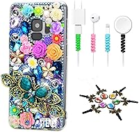 Vista 19 de STENES Bling Case SSSGCDwCPSeries-41 - Funda con diseño 3D hecho a mano, 100 + cristales brillantes