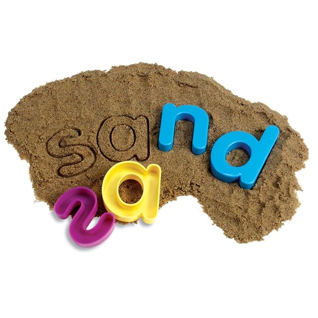 Learning Resources Moldes para la Arena de Las Letras minúsculas