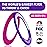 Activ Life Flying Rings for Kids - 2 Pack Fun Beach Toys - Gifts for Boys Girls Teens, Cool Family Outdoor Games, Play at Swimming Pool, Playground Birthday Presents - Pink/Purple