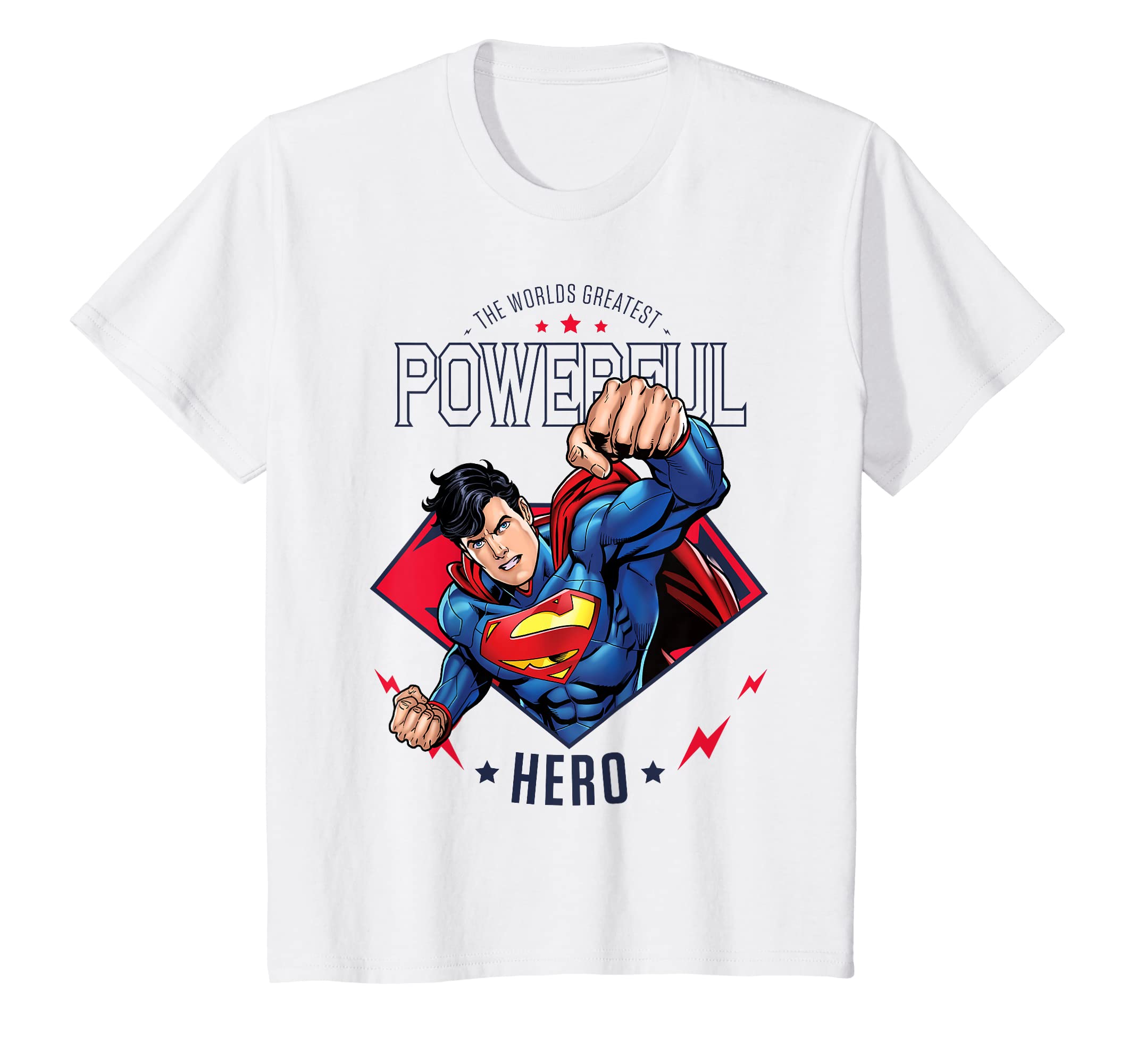 DC Comics T-Shirt Bambini E Ragazzi - Batman, Superman, Wonder Woman - Maglietta Ufficiale In Cotone - Taglie Da 2 A 12 Anni