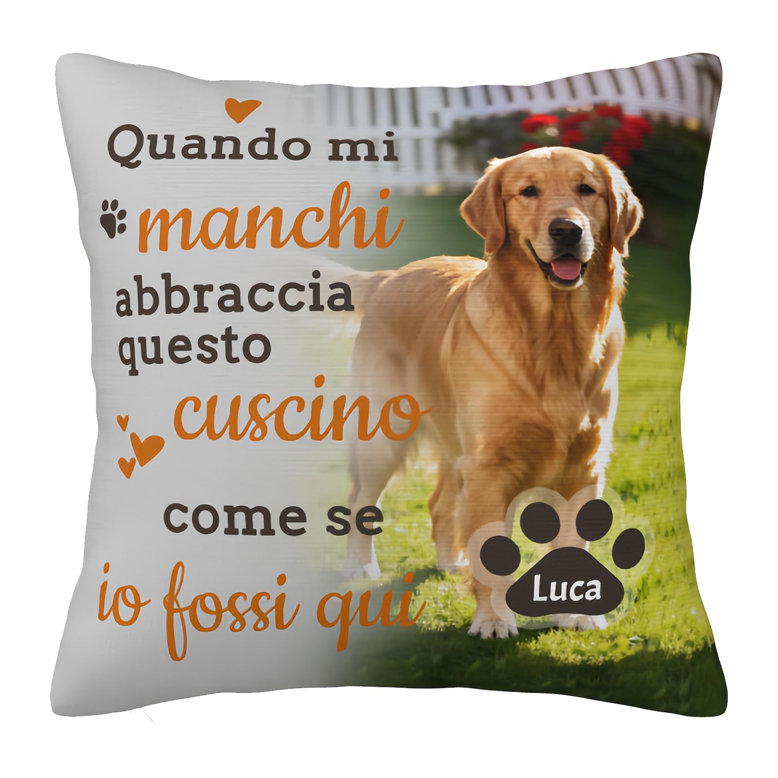 Federa Per Cuscino 45x45 Cm Con Silhouette Di Labrador Retriever, Stampata Su Cotone E Lino, Cuscino Decorativo Per Divano E Letto