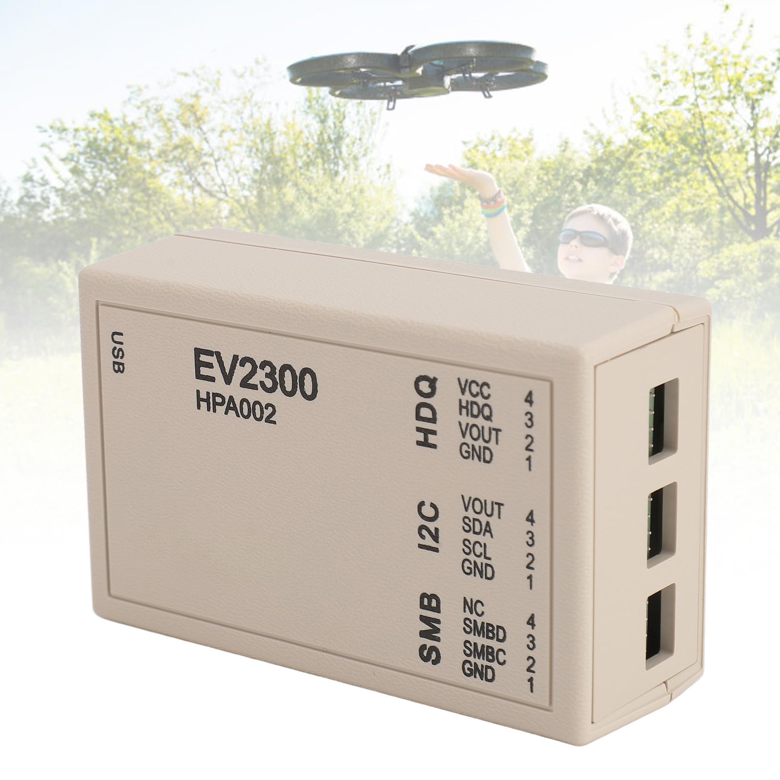 Programmatore EV2300 Debugger Batteria UAV, Chip di Misurazione Batteria, Scatola di Comunicazione SMB per PC per BQ40ZXX BQ27541 BQ27545 BQ34Z100 BQ78Z100 Riparazione Batteria