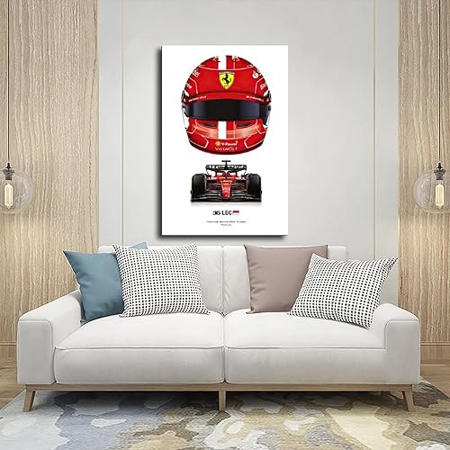 Miniatura 5 de ERWYN Póster de Ferrar Formula 1 Racing Potser Vintage Posters 2023 Ferrri Car Impresiones en lienzo Pintura sin marco, 16 x 24 pulgadas (15.7 x