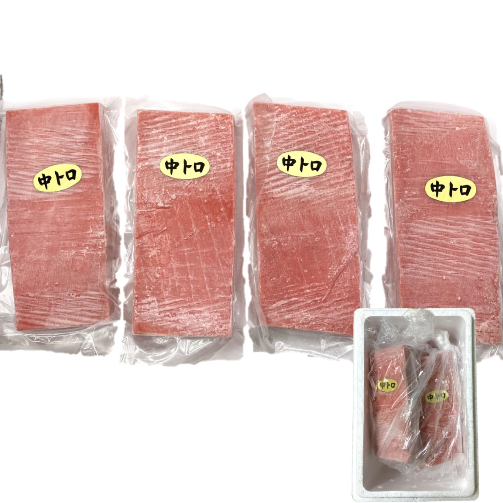 Amazon.co.jp: マグロ中トロ 刺身 約1キロ（4～5サク／12〜14人前） 本