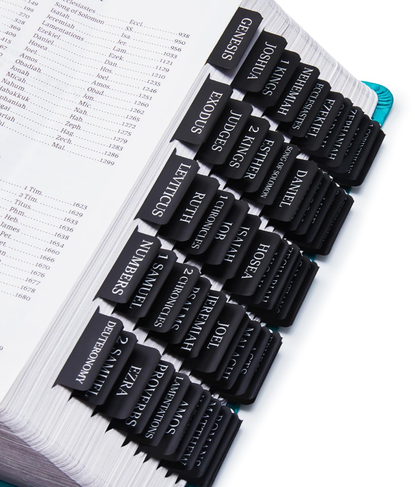 Amazon.com : Laminated Bible Tabs for Women &amp; Men - Large Print Tabs ...