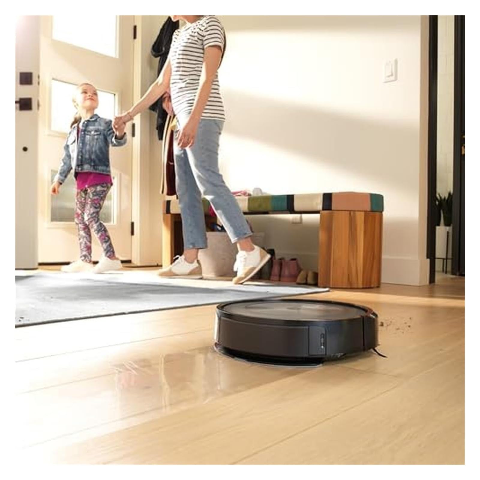 do sierści zwierząt, twardych podłóg, dywanów Combo j5 Self-Emptying Robot Vacuum & Mop Smart Mapping Obstacle Avoidance Vacuuming Mopping 60 Days Self-Empty Graphite