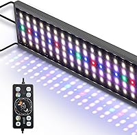 Hygger 24/7 Full Spectrum Aquarium LED Light for 30-36in Fish Tanks - Dimmable, 7 Colors, Auto Timer, Plant Growth Lamp