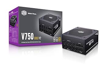 Cooler Master V750 セミモジュラー 750W Cooler Master V750 750W 80 Plus Gold Modular RS750-AFBAG1-US B&H
