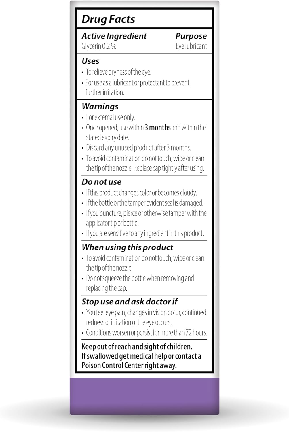 OPTASE Dry Eye Intense Drops - Preservative Free Eye Drops - Multidose Bottle - Step 3 Hydrate - .33 fl oz, 300 Doses - Image 2