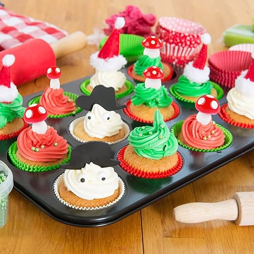 Miniatura 7 de 50 figuras miniatura de hongos miniatura para hadas, animales de jardín, modelo, hongos pequeños, adornos de musgo, paisaje, decoración en