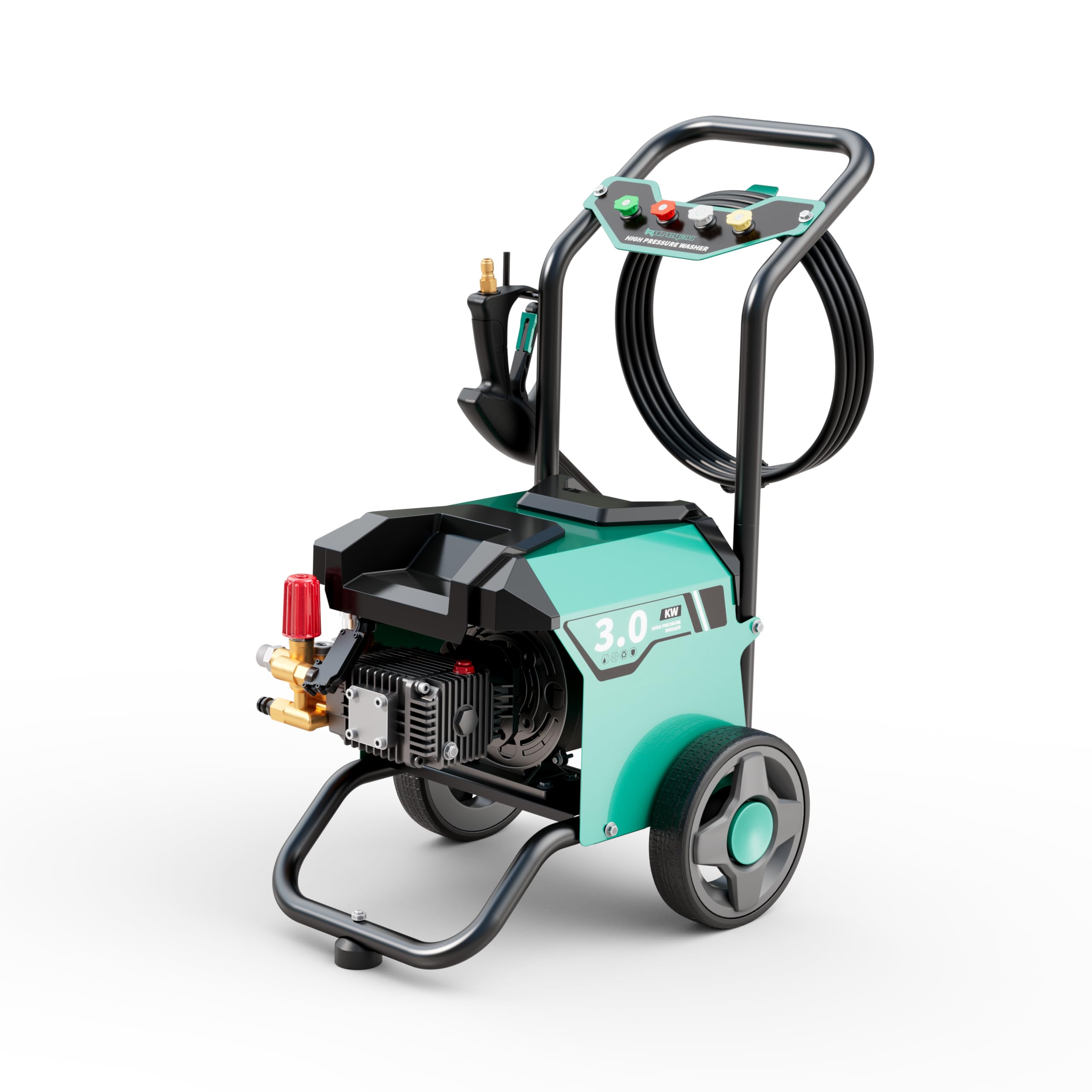 Amazon | 【200V対応】電動高圧洗浄機 3.0kW 圧力調整可能 自動启停