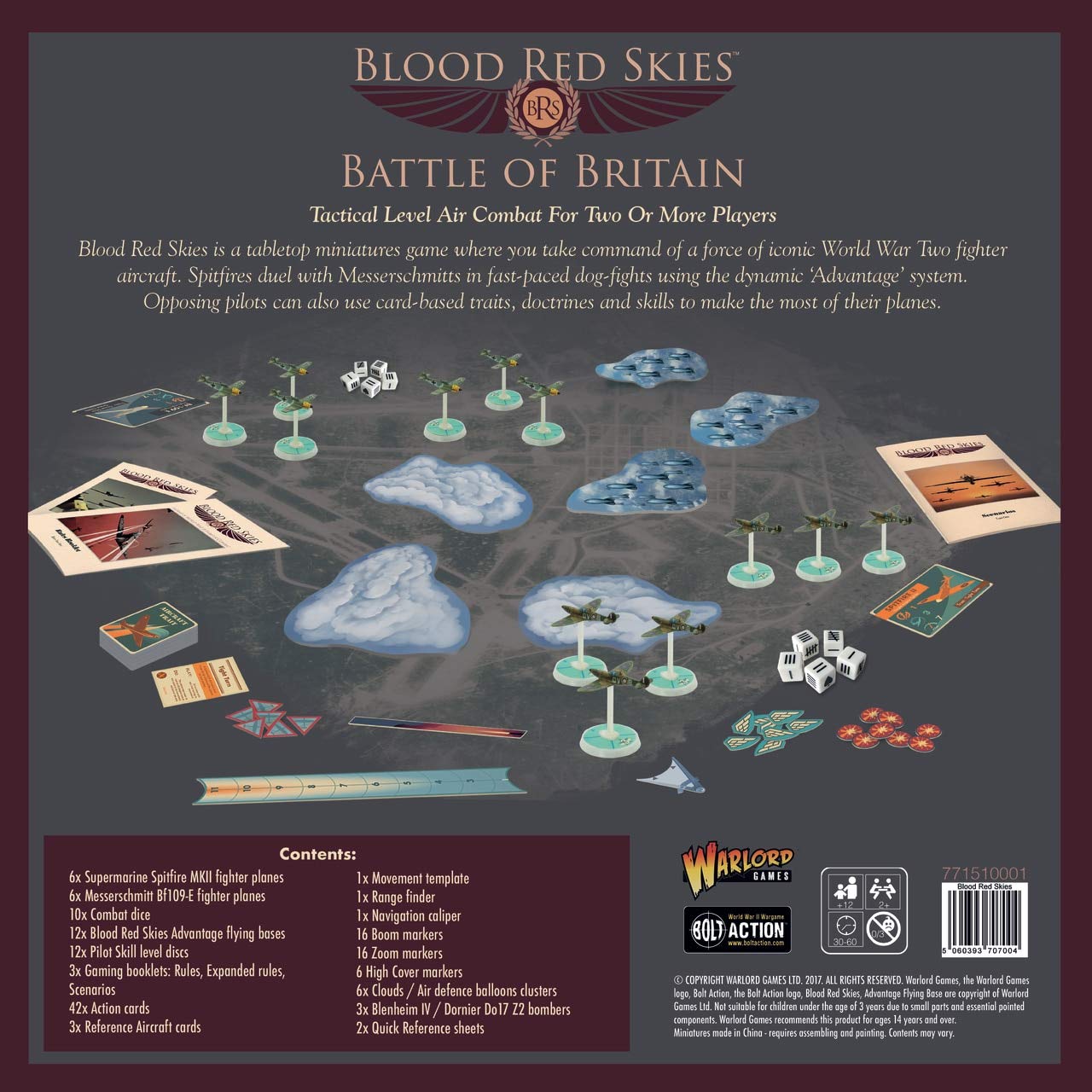 Blood Red Skies WWII Decals Pack – 5 Bögen Für 1/200 Flugzeug-Modelle