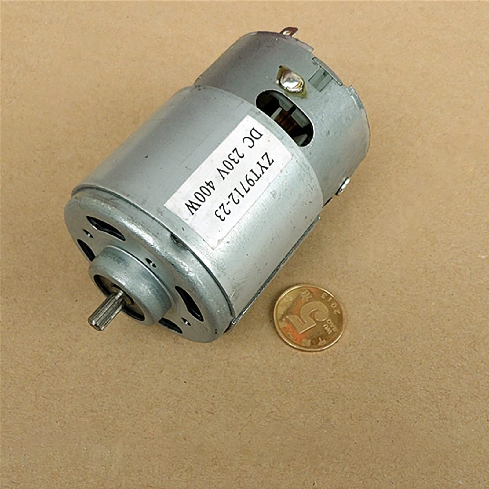 PYouo-DC silnik o wysokiej prędkości 9712 DC, DC 220 V, 400 W, miniaturowy silnik wrzecionowy, wał wyjściowy 4,5 mm, silnik o wysokiej wydajności z wentylatorem chłodzącym
