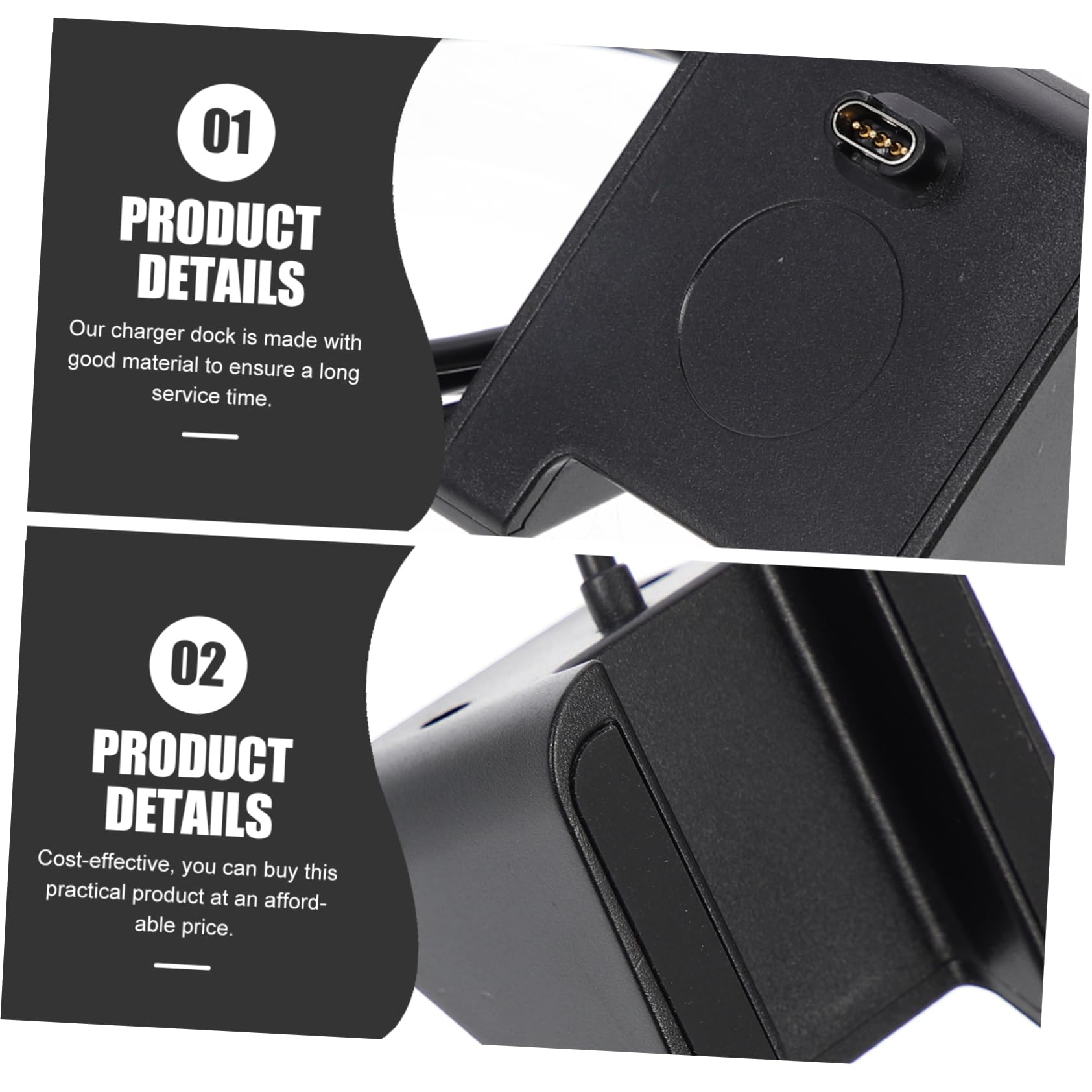 DOITOOL 4 Pz 55s245 Caricabatterie Orologio Usb Un Cavo Di Ricarica In Carica Caricatore Dello Smartwatch Gli Sport Guarda Volare Addominali Supporto Di Ricarica