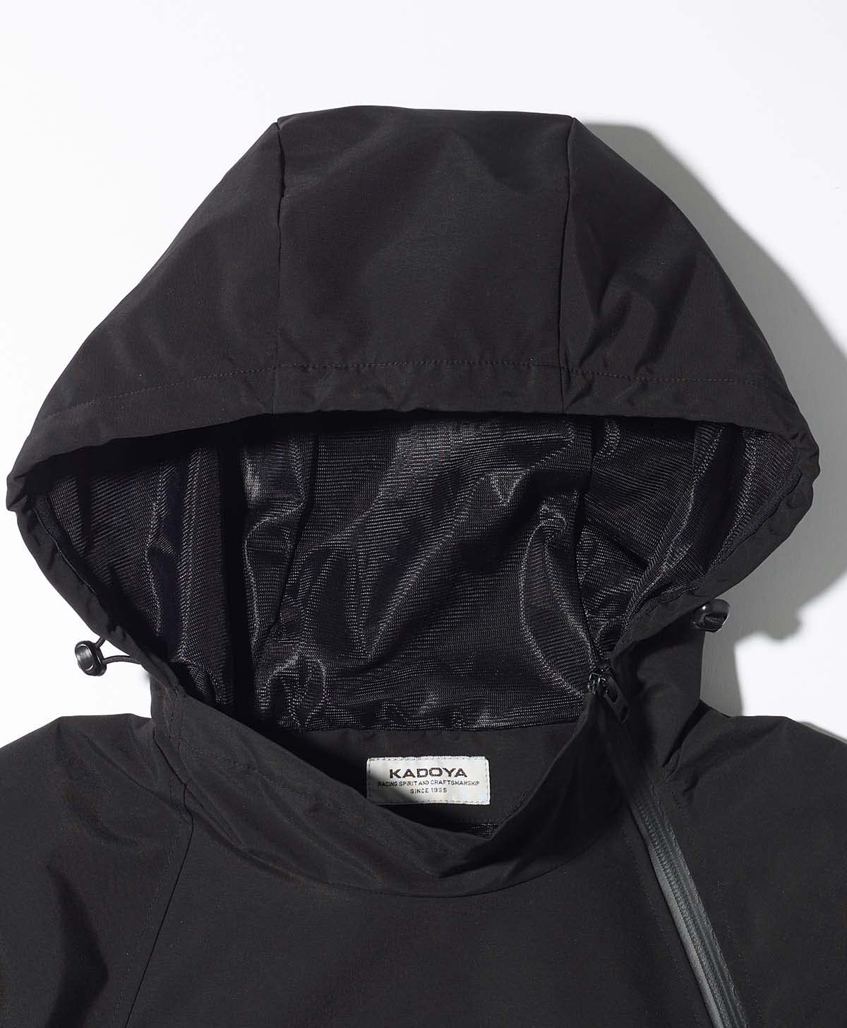 Amazon | [カドヤ] ジャケット ROUND ZIP ANORAK ブラック Lサイズ