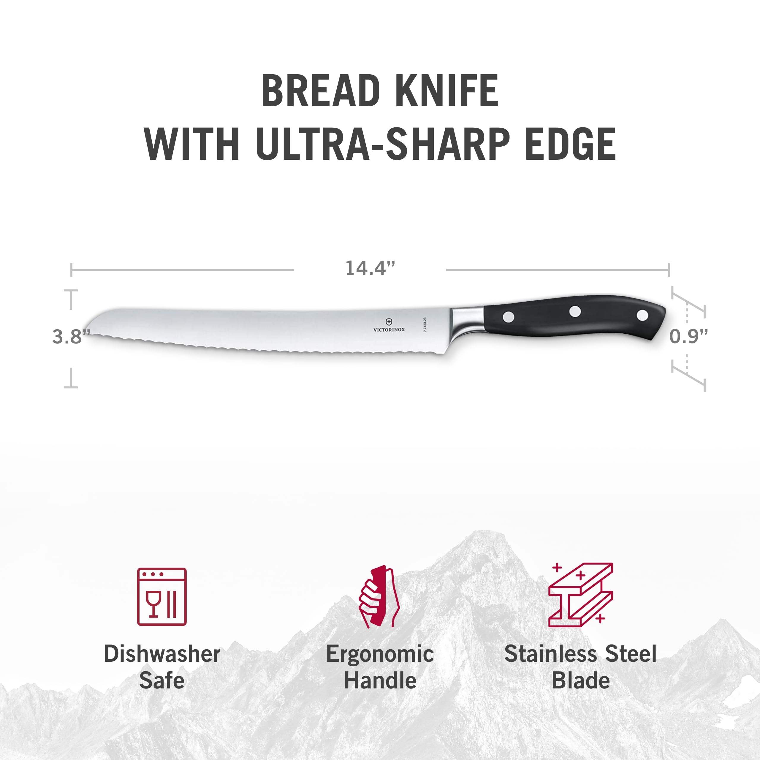 Amazon.co.jp: VICTORINOX(ビクトリノックス) ブレッドナイフ プロ仕様