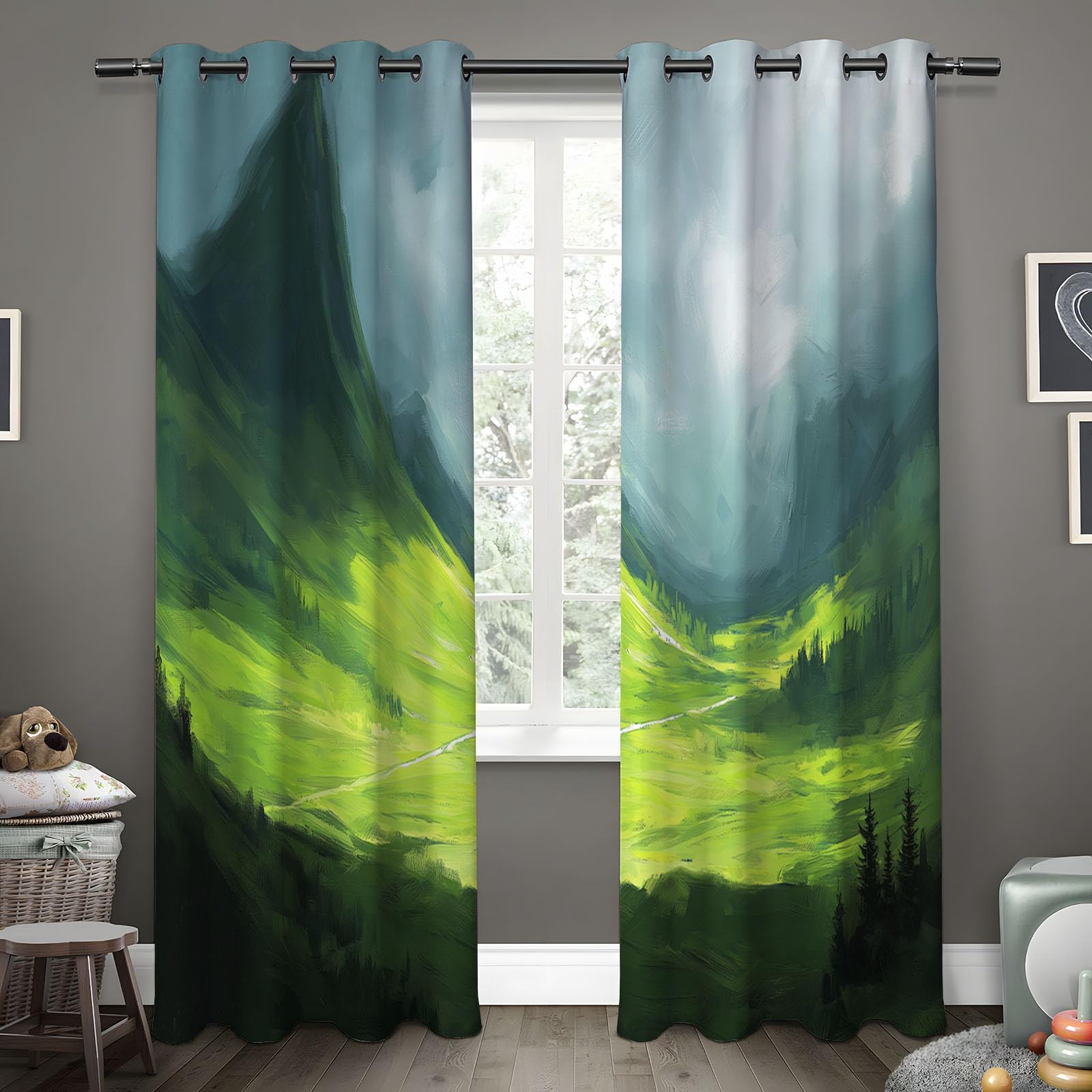 Rideau occultant et thermique 140x240 isolation anti-froid pour salon et chambre