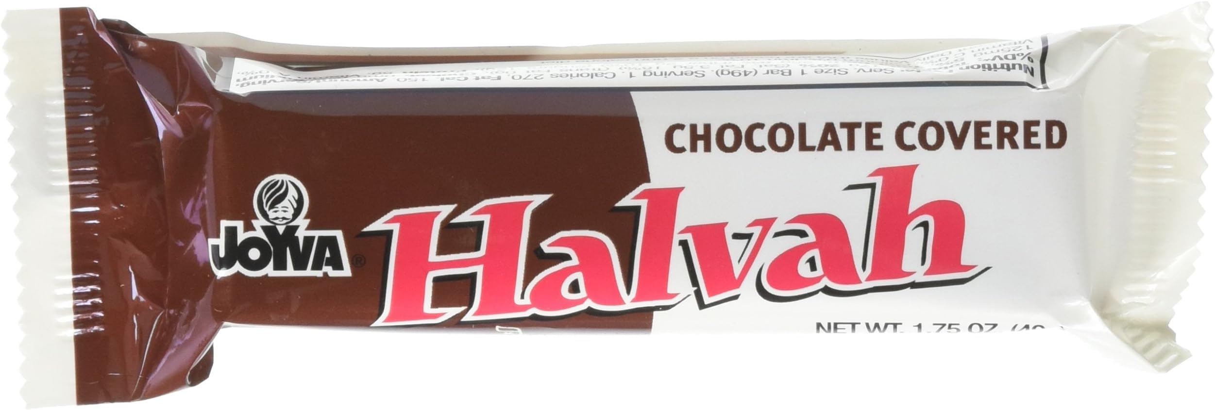 Joyva Chocolate Covered Halvah Bars, 1.75 Ounce,(36 count