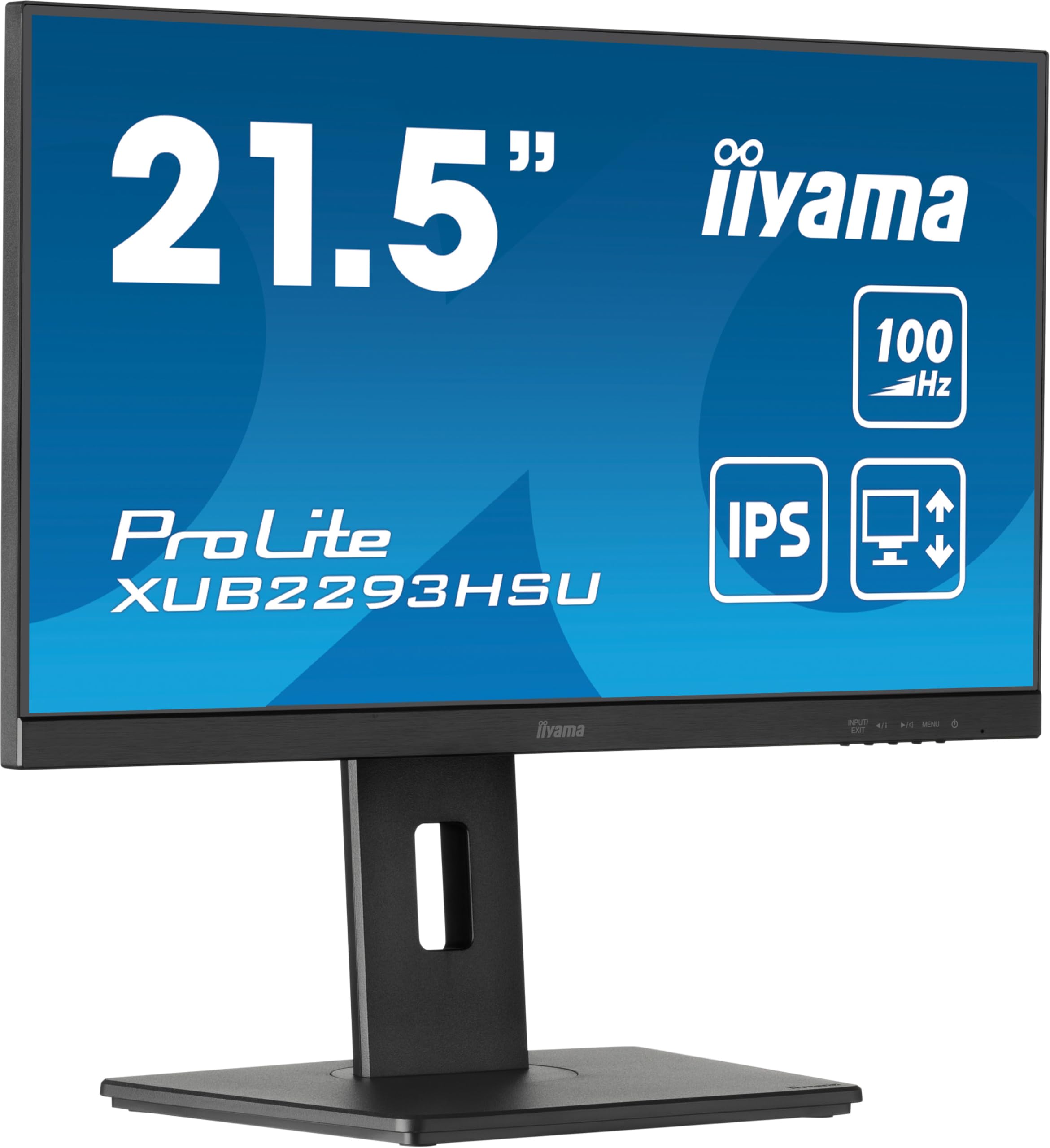 iiyama Monitor XUB2293HSU-B7-21.5", IPS, 1920x1080/100Hz, 1H1DP, HAS