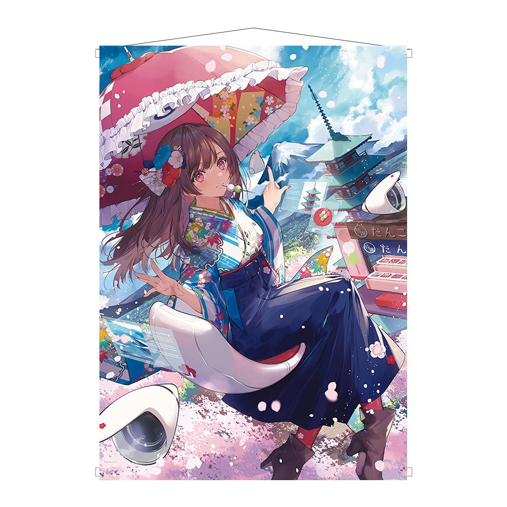 Amazon.co.jp: 「絵師100人展 11」B1タペストリー necömi「遊覧飛行 