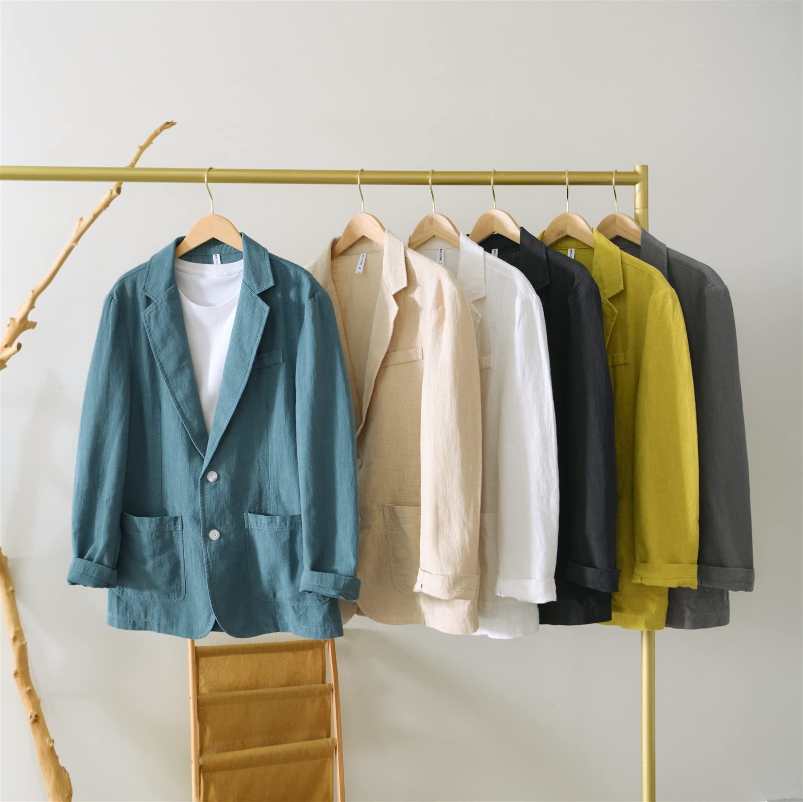 Icegrey Blazer Homme Veste de Costume Slim Fit Deux Bouton Veston Blazer Homme Casual Elégant pour Mariage Business Soirée