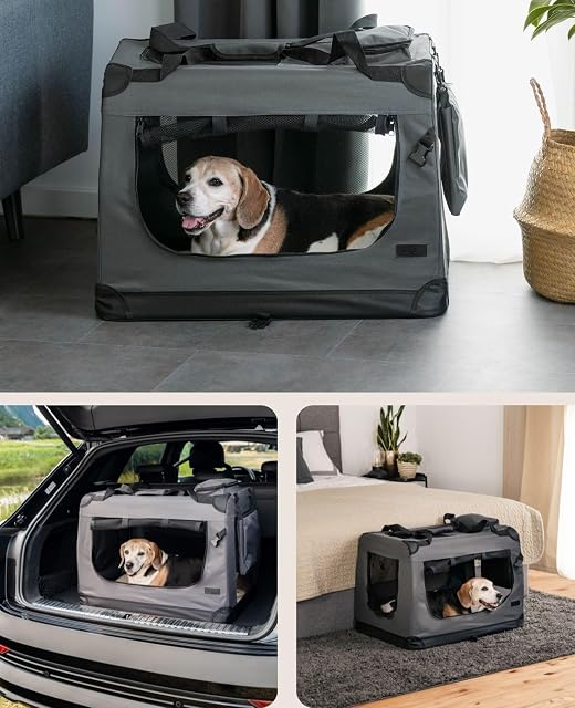 Foto 2 de 7 de lionto Transportín para Perros Bolsa transportín para Perros Transportín Plegable Autobox Bolsa para Animales…
