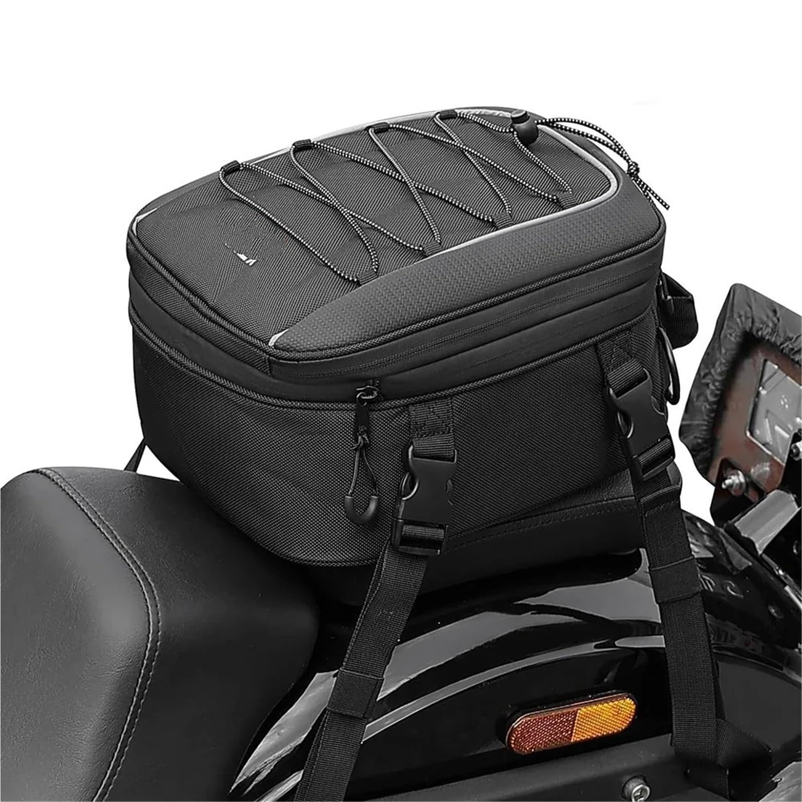 Motorradtasche Hecktaschen Erweiterbare 7-12L Gepäckaufbewahrungstasche Für Den Rücksitz Mit Schultergurt Für R1200 R1250GS Motorradtasche