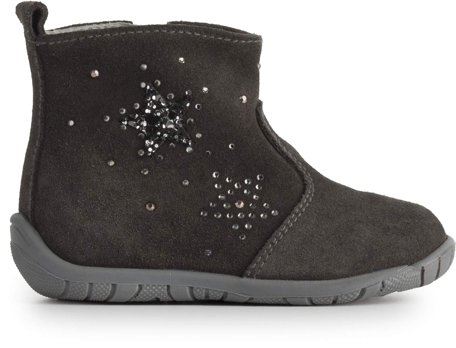 Nero Giardini Baby A918011F/137 Stivaletto Primi Passi in Pelle Scamosciata Colore Grigio (19 EU)