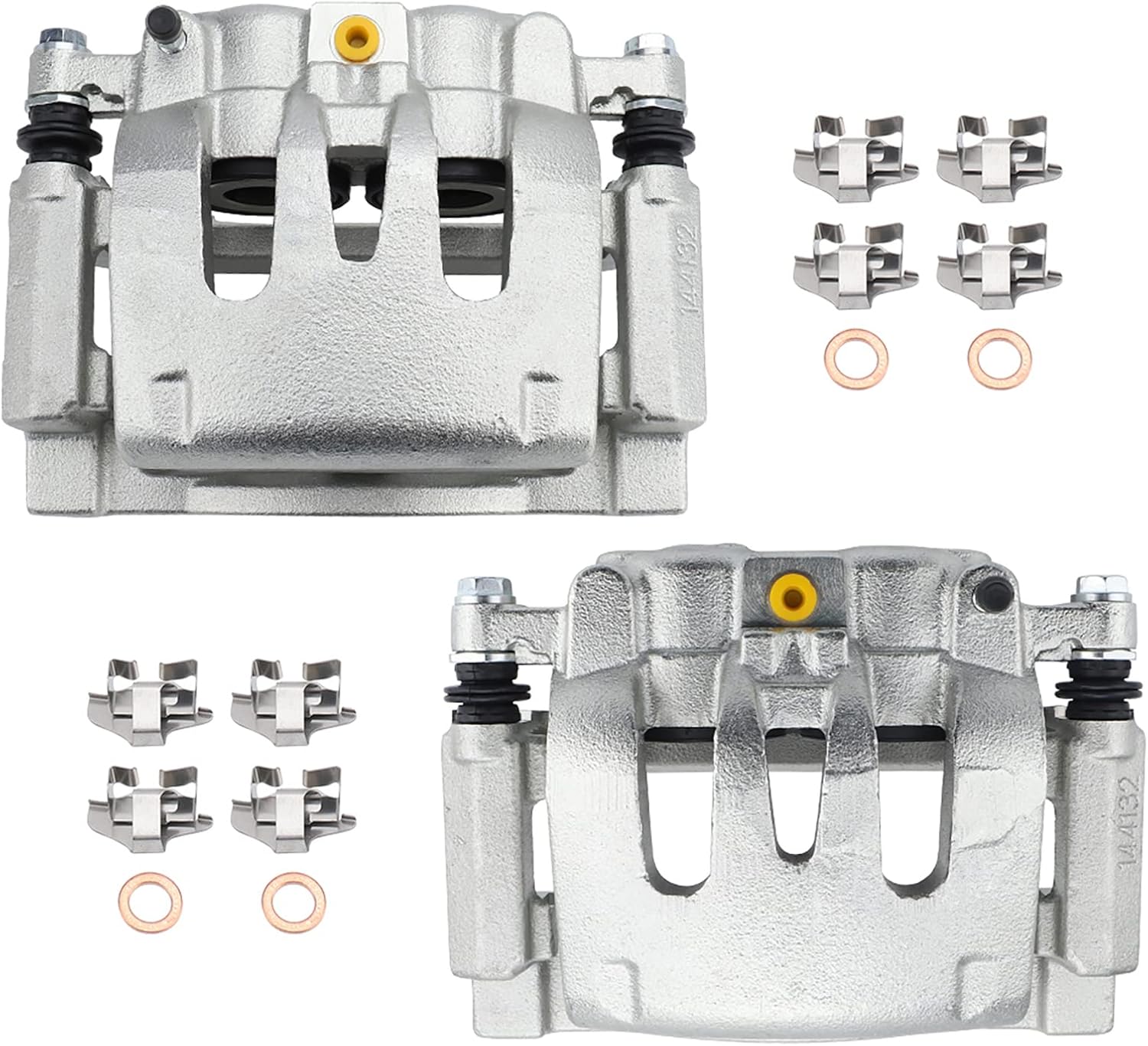 18B5076 18B5077 Rear Brake Calipers Set 2008-2012 for Ford F250 Super Duty, 2008 2009 2010 2011 2012 for Ford F350 Super Duty Rear Brake Caliper