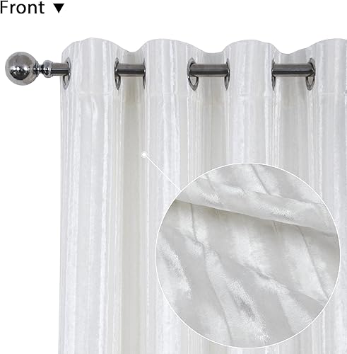Miniatura 2 de always4u Cortinas de Terciopelo de Felpa Cortinas de Terciopelo de Lujo para Sala de Estar Dormitorio Modernas Brillantes Hermosas Tratamiento de