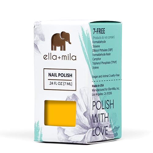 Miniatura 71 de ella+mila Esmalte de uñas profesional – Secado rápido – Esmalte de uñas de larga duración y resistente a las astillas