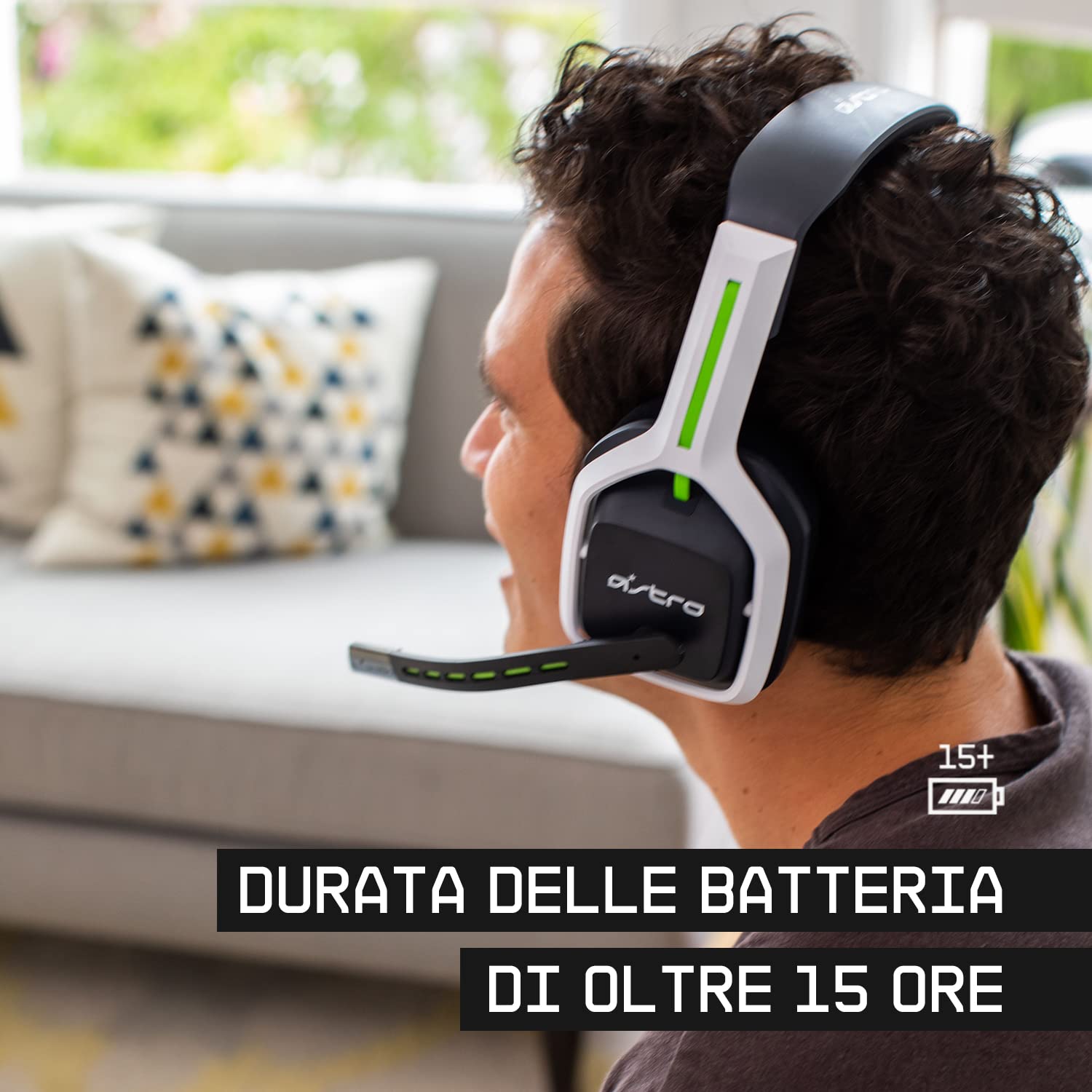 ASTRO Gaming A20 Wireless Gen 2 per Xbox Series X|S/Xbox One/PC/Mac Cuffia con microfono - Bianco/Verde