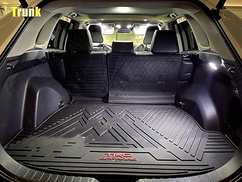 Miniatura 4 de Kit de 8 luces LED RAV4 para interiores Toyota RAV4 2016 2017 2018 2019 2020 2021 blanco 6000K paquete de iluminación LED interior + luces de