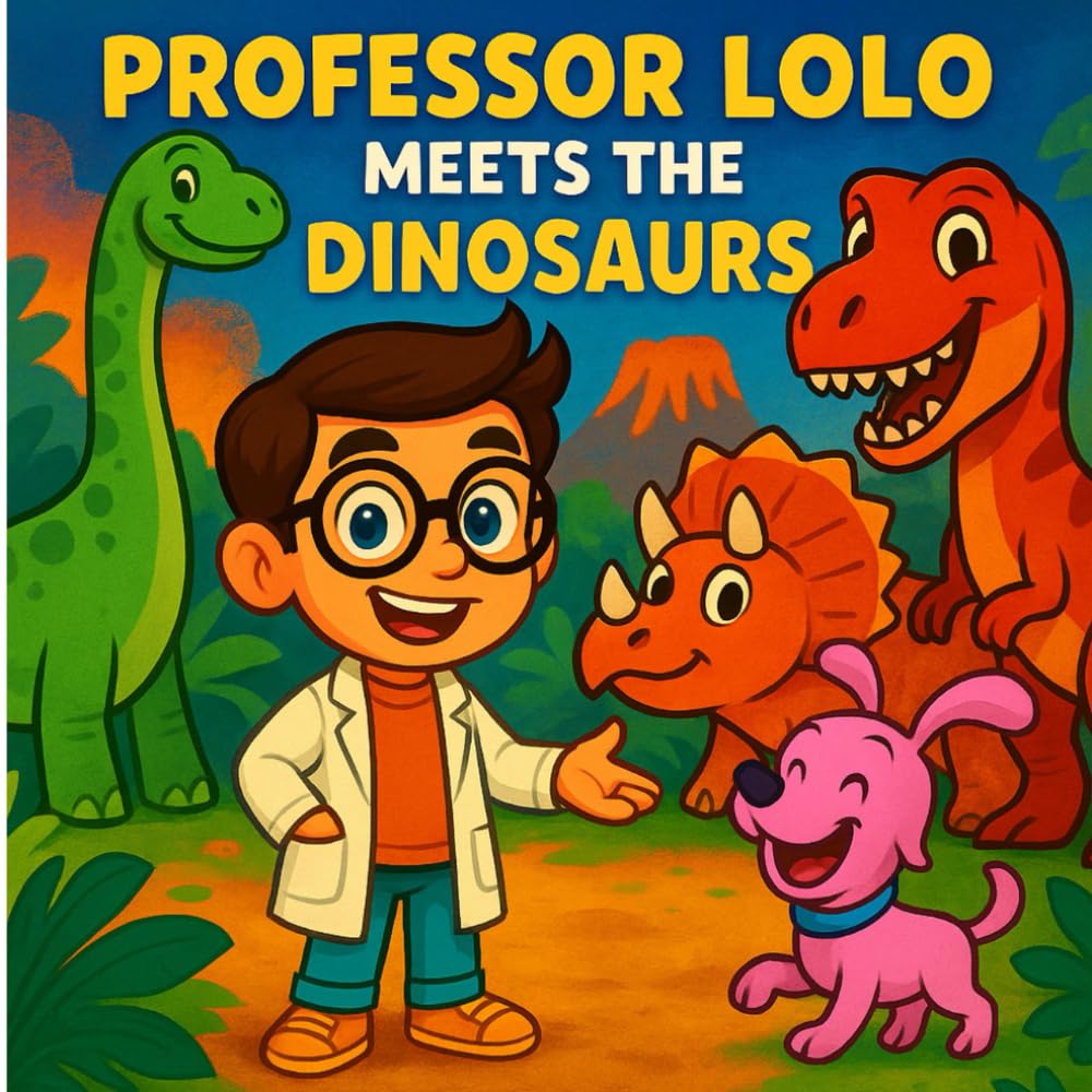 Professor Lolo Meets the Dinosaurs: An Educational and Imaginative Dinosaur Journey for Curious Kids