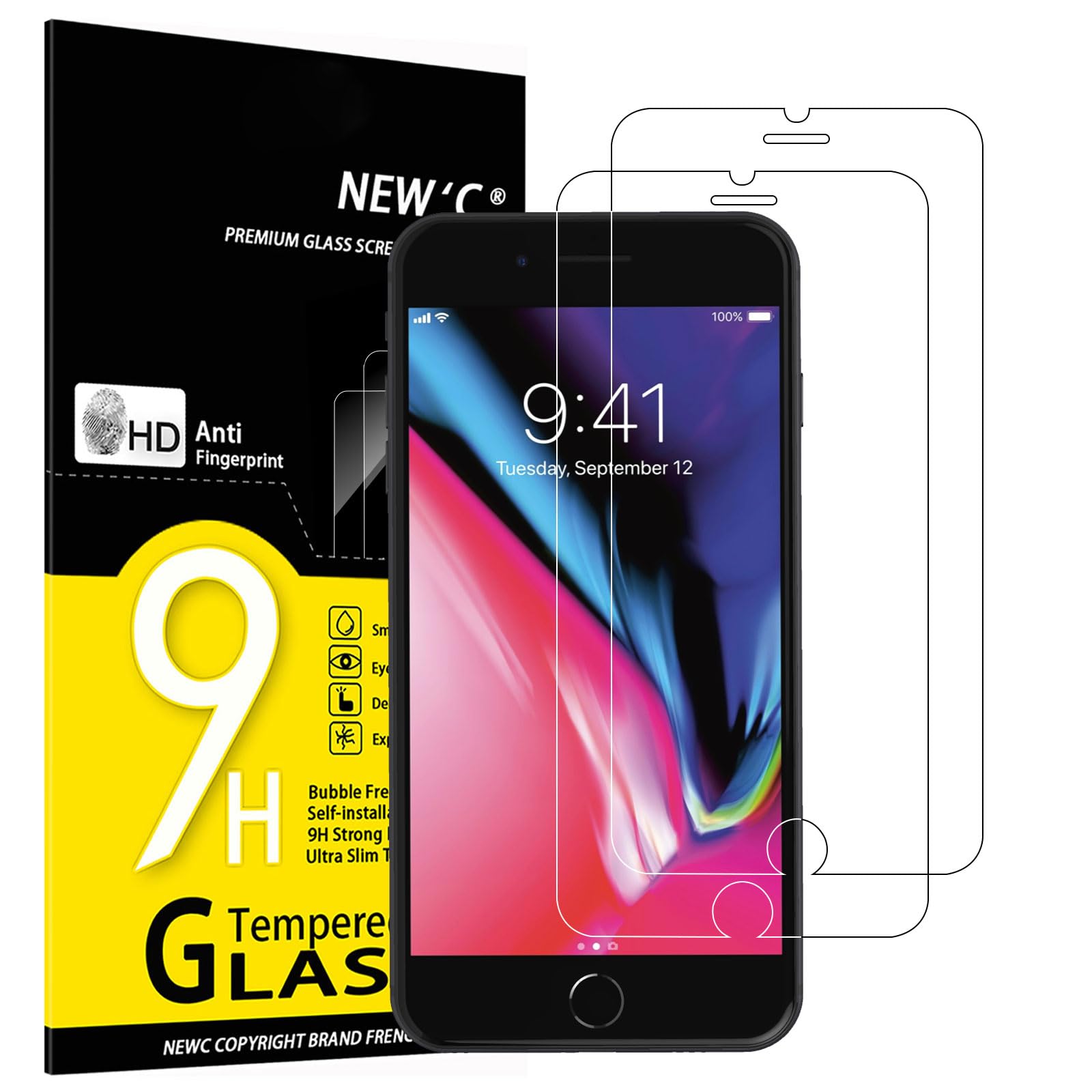 NEW'C 3 Pezzi, Vetro Temperato per Oppo A74 4G, Oppo A94 5G, Pellicola Prottetiva Anti Graffio, Anti-Impronte, Senza Bolle, Durezza 9H, 0,33mm Ultra Trasparente, Ultra Resistente NEW'C 3 Pezzi, Vetro Temperato per Oppo A74 4G, Oppo A94 5G, Pellicola Prottetiva Anti Graffio, Anti-Impronte, Senza Bolle, Durezza 9H, 0,33mm Ultra Trasparente, Ultra Resistente