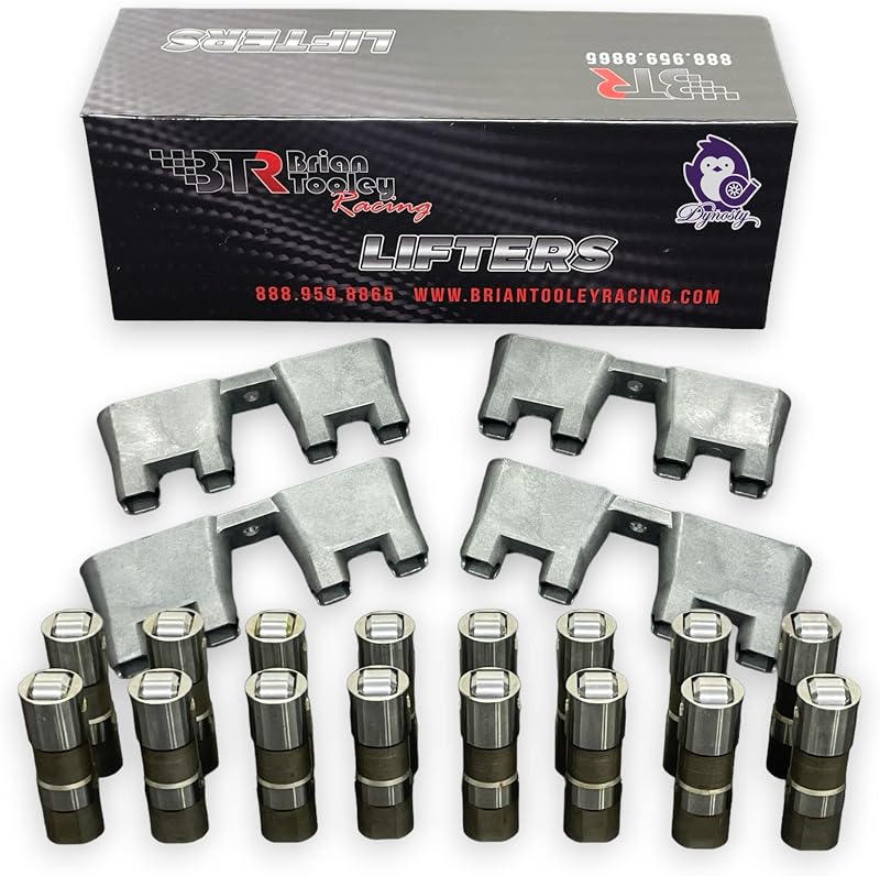 Tuchos hidráulicos Delphi LS7 BTR com bandejas para motores Gen 3, Gen 4 LS e Gen 5 LT – 16 tuchos e 4 bandejas