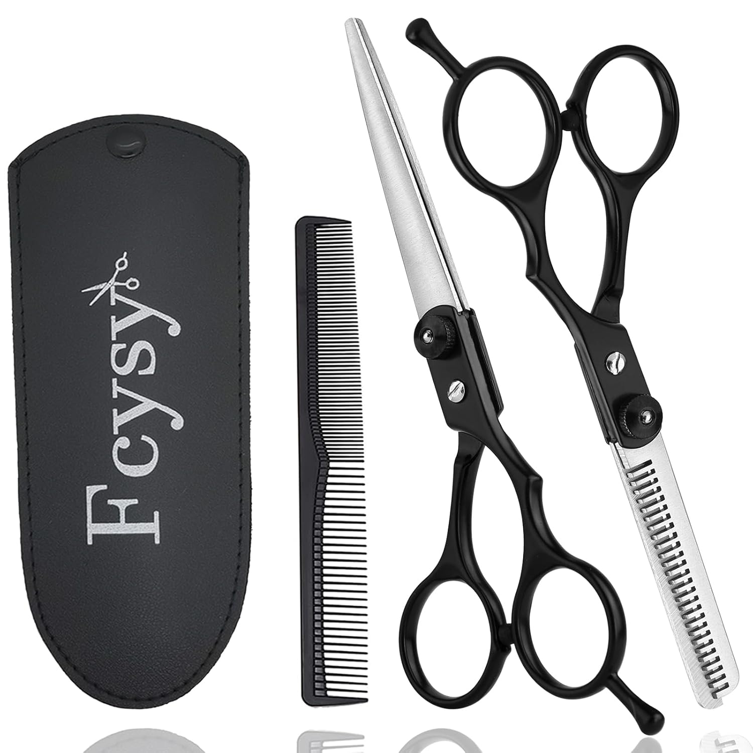 Hair Cutting Scissors Thinning Shears Set, Fcysy Tijeras De Peluqueria Profesional Hair Scissors Kit, 6 Inches Hair Shears Haircut Scissors Hairstylist Scissors Hair Salon Scissors Professional Set Hair Cutting Scissors Thinning Shears Set, Fcysy Tijeras De Peluqueria Profesional Hair Scissors Kit, 6 Inches Hair Shears Haircut Scissors Hairstylist Scissors Hair Salon Scissors Professional Set