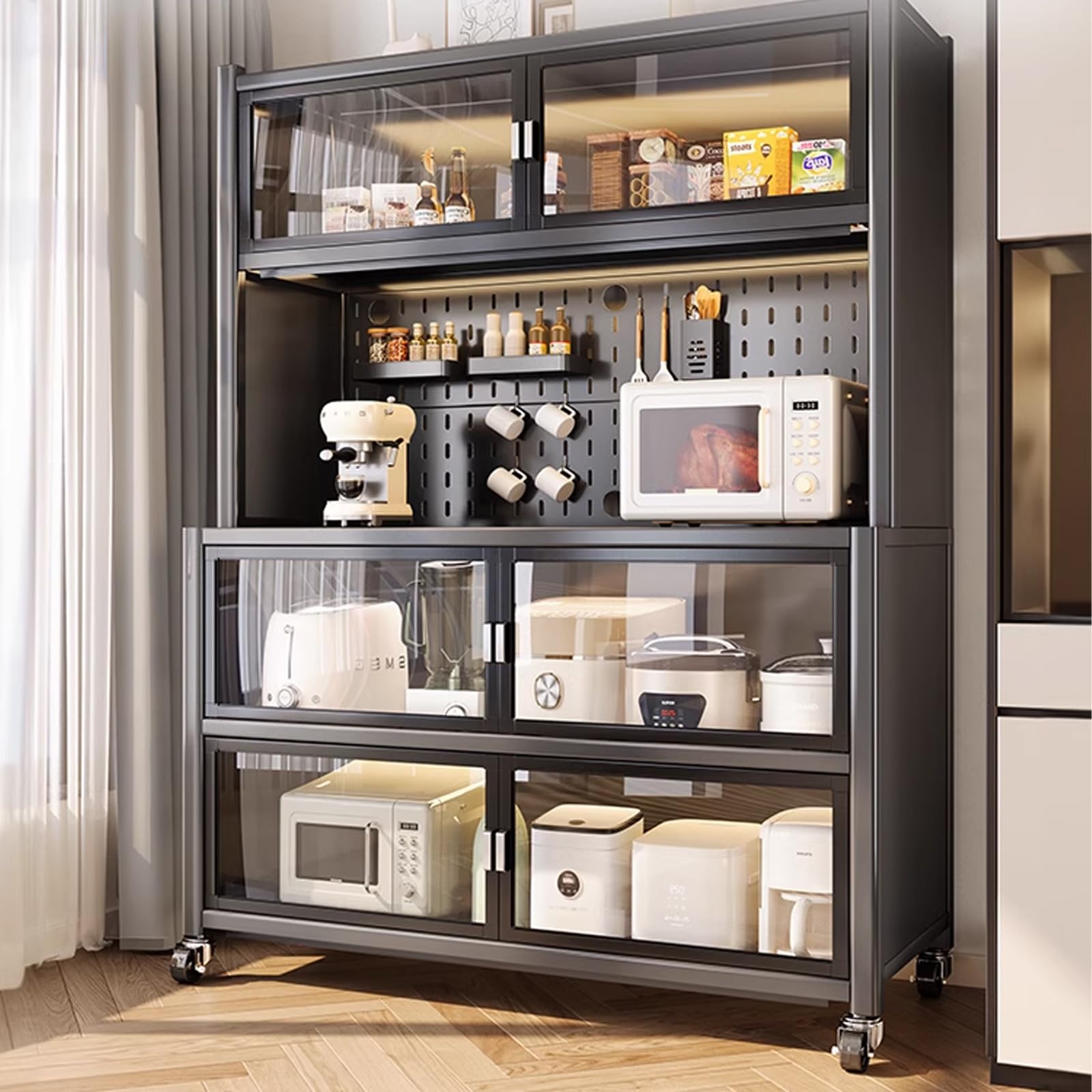 Étagère de boulanger pour cuisine et salon pour créer un coin café convivial